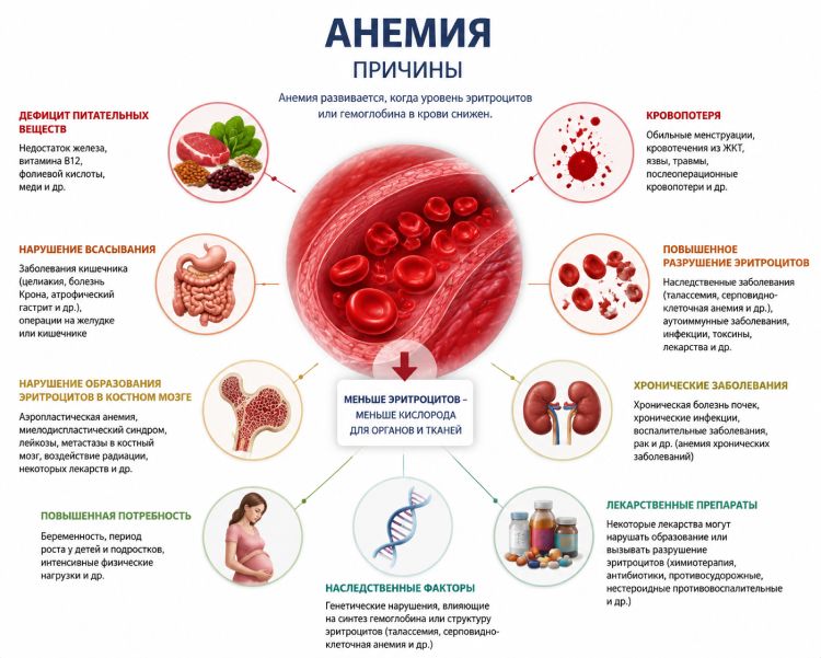 причины анемии